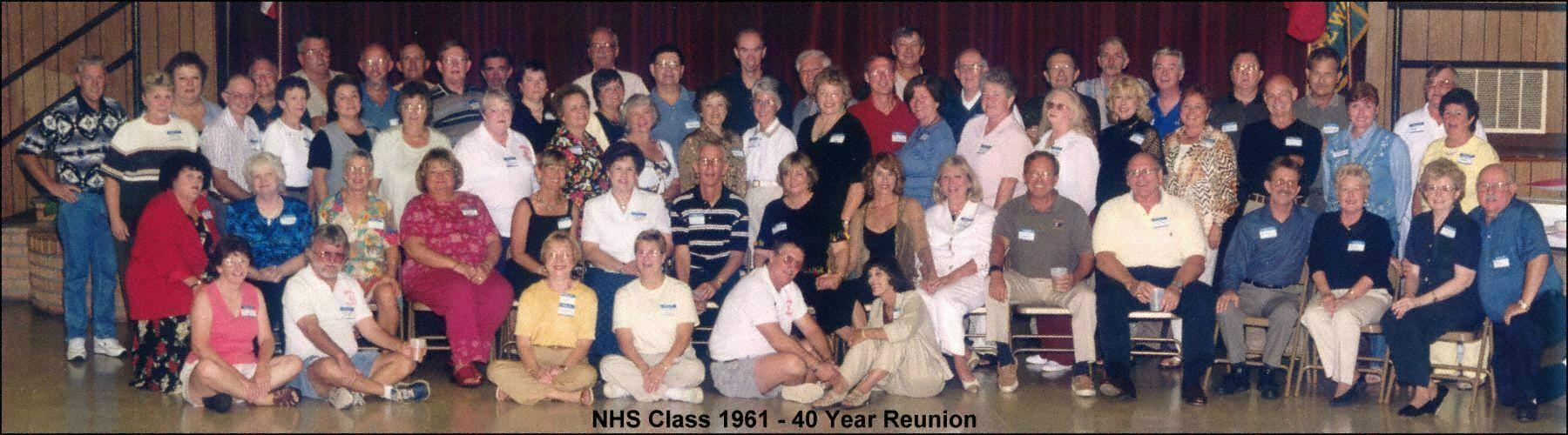 Newark High School Class of 1961 40th Reunion